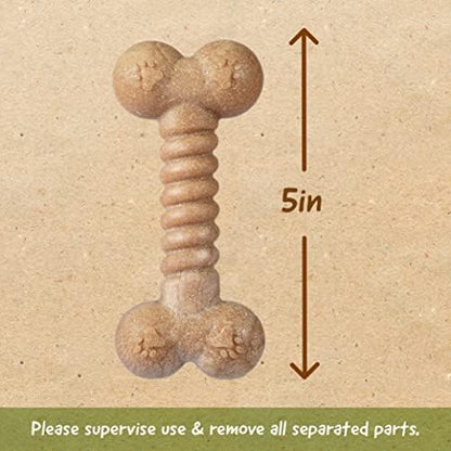 Arm & Hammer Barkies Classic Bone Chew Toy, Peanut Butter Flavor, 5 Inch