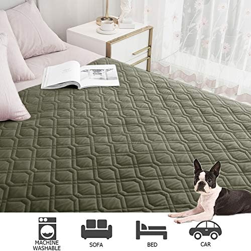 Ameritex Waterproof Dog Bed Cover Pet Blanket for Furniture Bed Couch Sofa Reversible