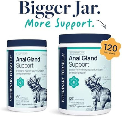Veterinary Formula Anal Gland Support Chews for Dogs, 120 Count