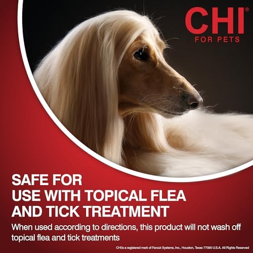 CHI for Dogs Deodorizing Waterless Foam Wash, Pump Bottle, 8 Oz