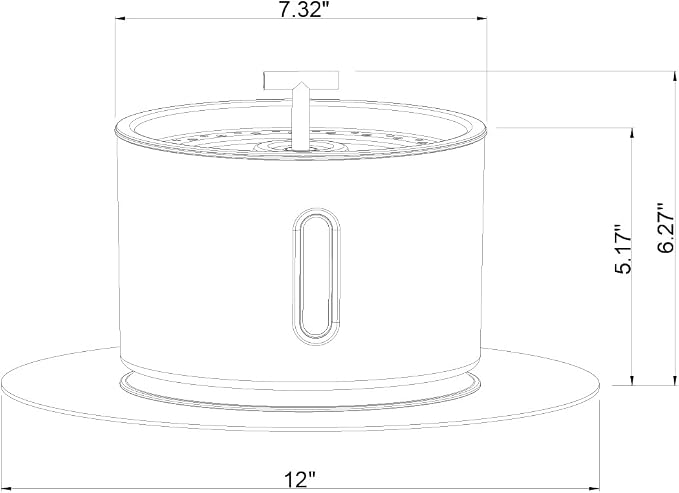 Level One Pets Automated Pet Drinking Fountain