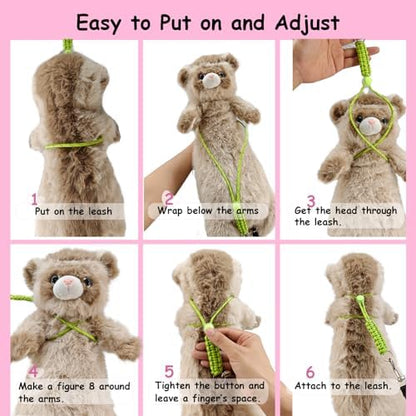Handmade Figure 8 Harness and Leash for Ferrets/Guinea Pigs/Rats