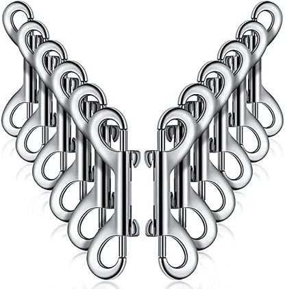BBTO 12 Pcs Double Ended Bolt Snap Hooks for Dog Leash Horse,3.5 Inch