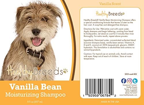 Healthy Breeds Mutt Vanilla Bean Moisturizing Shampoo 8 oz