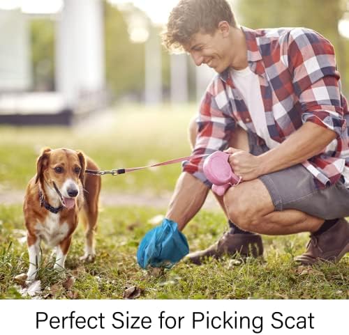 Dog Poop Bags with Handles, 252 Count, Extra Thick Leak-Proof Dog Waste Bags, Certified Compostable, Unscented & Eco-Friendly, 9 x 13 inch (16 inch w/Handles)