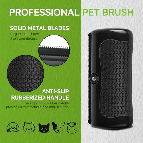 Deshedding Brush for Pets –Easy Hair Removal Tool，Dog Brush for Shedding，Shedding brush for Dogs，Cats, Rabbits, Horses