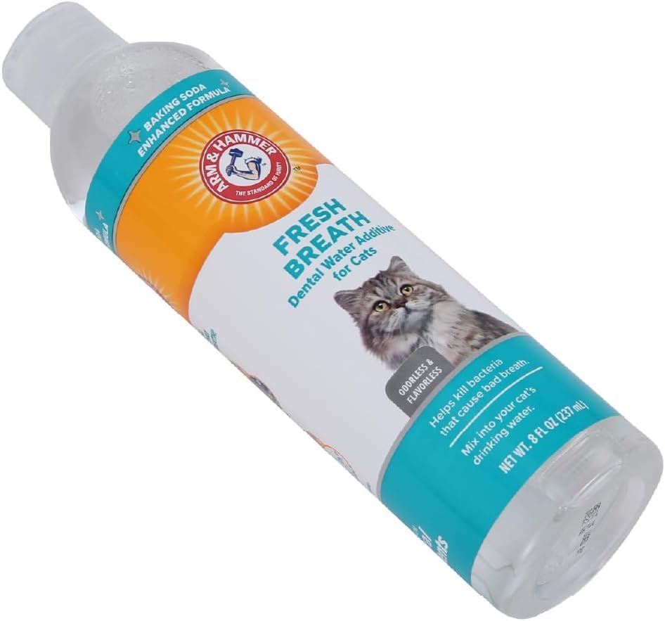 Arm & Hammer Advanced Care Cat Dental Water Additive, 8 Fl Oz, 2-Pack