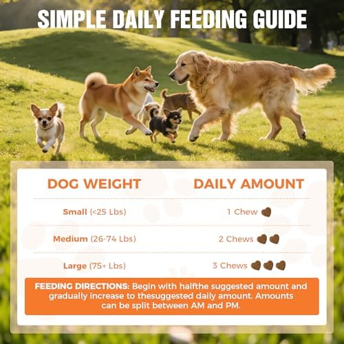 8-in-1 Dog Multivitamin Chews for Daily Wellness & Immune Support