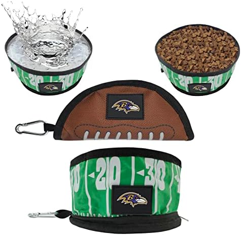 Pets First NFL Collapsible Pet Bowl