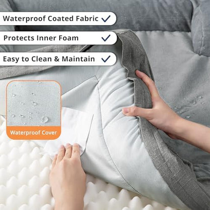 Dog Beds for Large Sized Dogs,Orthopedic Waterproof Big Pet Bed with Sides