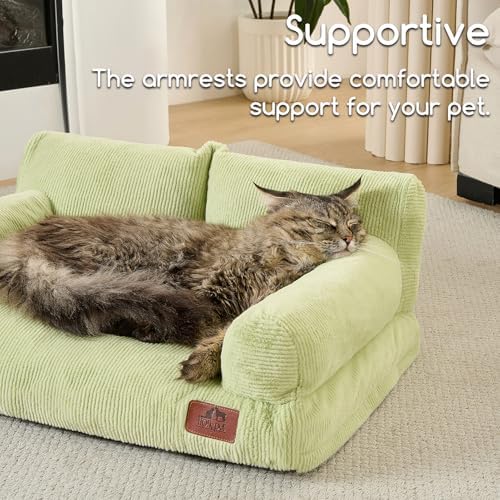 Hollypet Small Dog Large Cat Bed Puppy Couch Beds for Pets up to 25 lbs