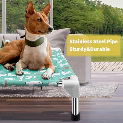Elevated Dog Bed Pet cot - Pet Bed for Medium Dogs | Raised Pet Bed