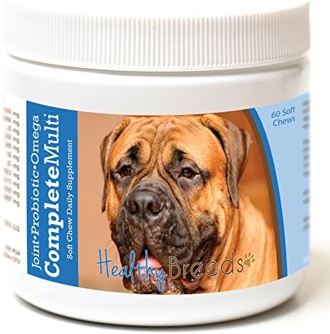 Healthy Breeds Bullmastiff All In One Multivitamin Soft Chew 60 Count