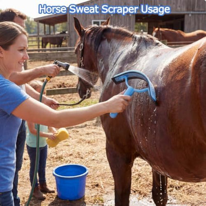 Horse Grooming Kit, 13-Piece Horse Brush Set with Organizer Bag Complete Care, Mane Braiding Kit, Brushes & Curry Comb for Effective Grooming, Ideal Supplies Set for Horses Riders Beginners