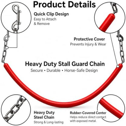 Lontcs Rubber Covered Horse Stall Chain