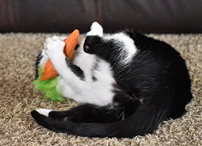 OurPets 100-Percent North American Catnip Filled Carrot Cat Toy 24 Karat