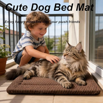 Cat Bed Mat - Durable & Cute Crate Beds for Extra Small Dogs & Cats, Comfortable Kennel Pad for Home, Crate & Travel