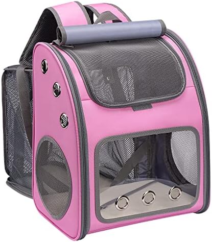 Expandable Cat Backpack Carrier, Portable Cat Backpack Up to 18 lbs