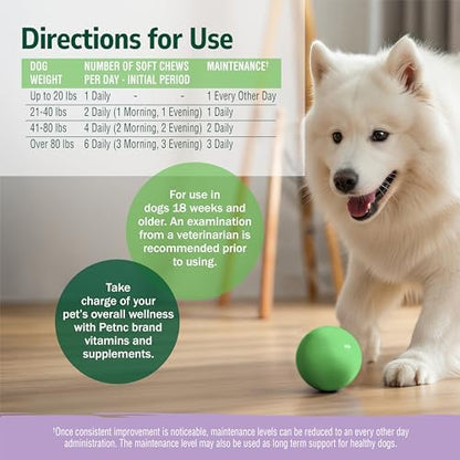 PetNC Natural Care Hip and Joint Soft Chews for Dogs, 90 Count - 27591