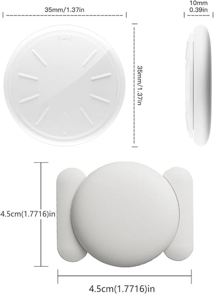 Tracker Device for Vehicles,GPS Car Tracker Works with Apple Find My(iOS Only),Anti-Lost Car Locator,Mini Hidden Car Tracker with Magnetic Case (1PCS White Tracker, White Magnetic Case)
