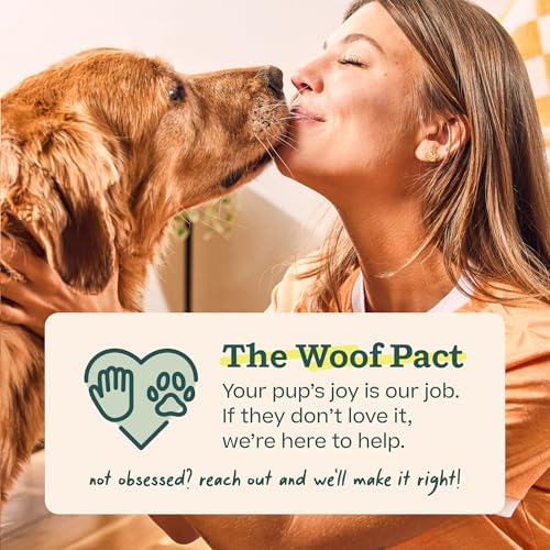 WOOF Bully Sticks Dog Chew Treats, 12 Inch, 5 Count