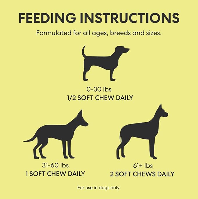 The Pets Table 8 in 1 Soft Chew Dog Vitamins, Chicken Flavored All in One Supplement for Dogs - Dog Multivitamin Supports Mobility, Gut & Heart, 50 Chews