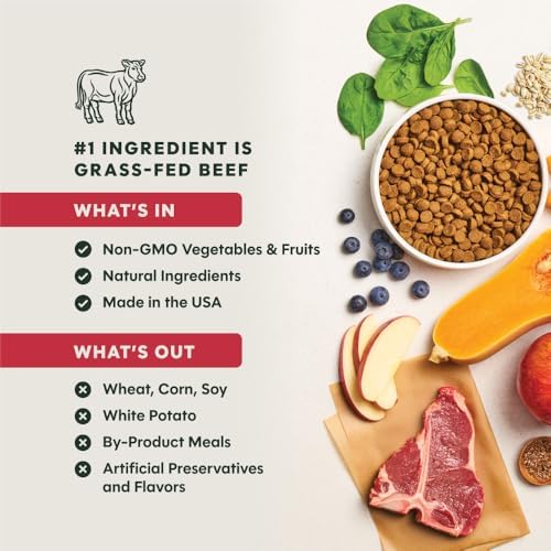 Instinct BeNatural Dry Dog Food, Whole Grain, Beef & Barley, 25 lb.