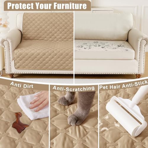 Smiry Waterproof Dog Bed Cover Blanket, Reversible Pet Blanket