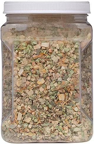 Healthy Herp Veggie Mix Instant Meal for Reptiles - Nutritious Bearded Dragon Accessories, Bearded Dragon Food - Made in USA - Quick Prep, Ideal for Box Turtles, Lizards, Tortoises - 7.5 oz (212g)