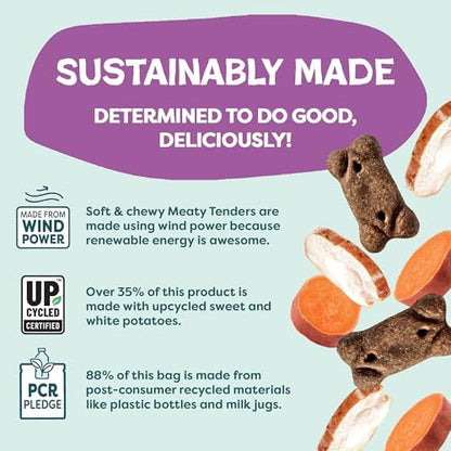 Shameless Pets Talk'n Turkey Meaty Tenders, Soft Dog Treats, 1.5lb