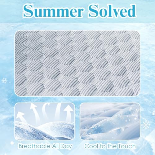 Dog Cooling Mat for Large Dogs, Elevated Bolster Sofa Bed