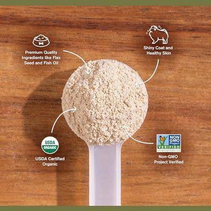 Badlands Ranch Skin & Coat Supplement for Dogs, Omega-3, 30 Scoops