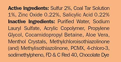 Davis Manufacturing Sulfur Tar Shampoo for Pets, 12 oz (Pack of 1), STS12
