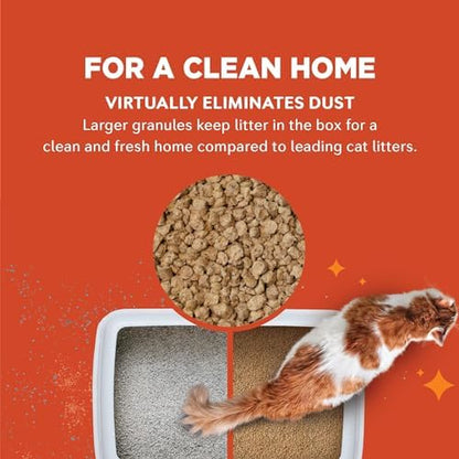 World's Best Cat Litter Low Tracking & Dust Control, Unscented, 15 lb Bag