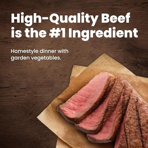 Blue Buffalo Homestyle Recipe Beef Adult Wet Dog Food, 12.5 oz, 3 ct