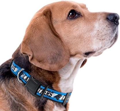 Pets First NFL Carolina Panthers Licensed PET COLLAR, Extra Large - Heavy-Duty, Strong, and Durable Dog Collar. Available in 31 Football Teams and 4 Sizes