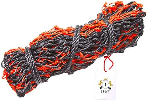 T TEKE Deluxe Slow hay Feeder hay nets, 1-3/4" Feeding Holes, Horse Supplies hay Bags for Horses, Goats