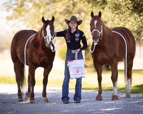 MVP Exceed 6-Way High Level Performance Horse Support Pellets. Joint, Hoof, Hair, Gastric, Digestion and Muscle Support (50lb).