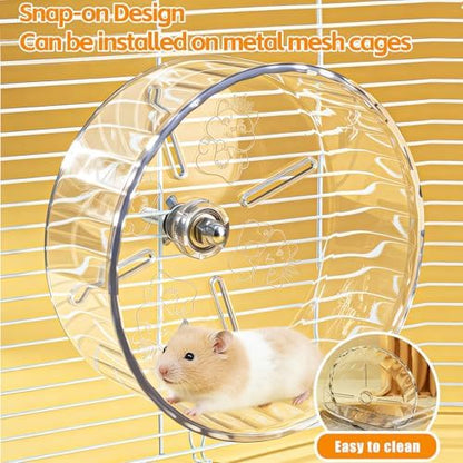 Silent Hamster Exercise Wheel,7.1 Inch Quiet Spinner Running Wheels