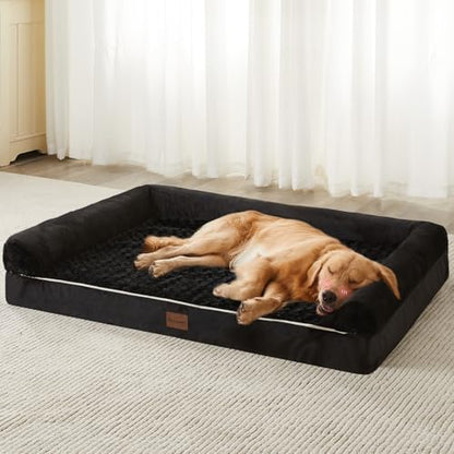BFPETHOME Orthopedic Washable XLarge Dog Bed for Senior Dog Cozy Sleep