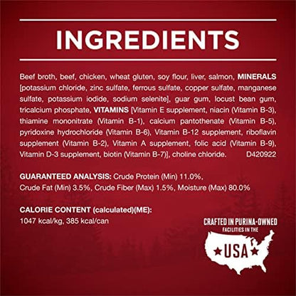 Purina ONE True Instinct High Protein Wet Dog Food, (12) 13 oz Cans