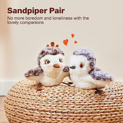 Potaroma Cat Toys 2 Pcs Flapping Sandpiper Pair-Mate