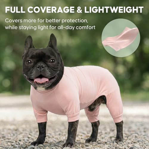 KYEESE UPF50+ Dog Sun Shirt for Small Dogs Cooling Onesie for UV Protection