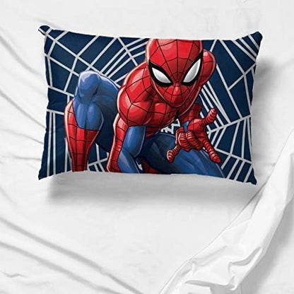 Marvel Spiderman Superhero Kids Pillowcase for Boys, Blue