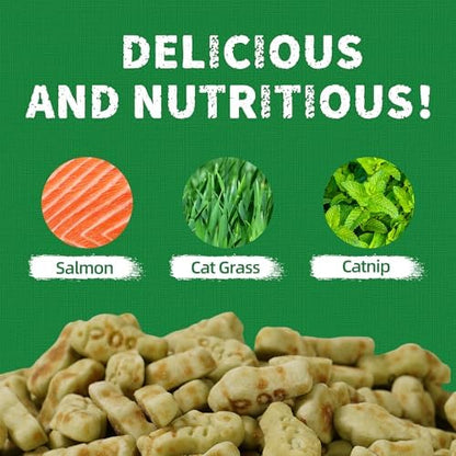Just Try 36 OZ Cat Grass Treats for Indoor Cats Hairball Control