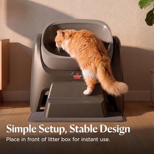 BISSELL CleanWell Stairs, Cat Stairs/Steps combatible with automated Litter Box, 4434