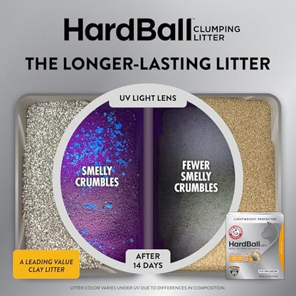 ARM & HAMMER HardBall Clumping Cat Litter, Garden Bloom, 14.5 Lbs