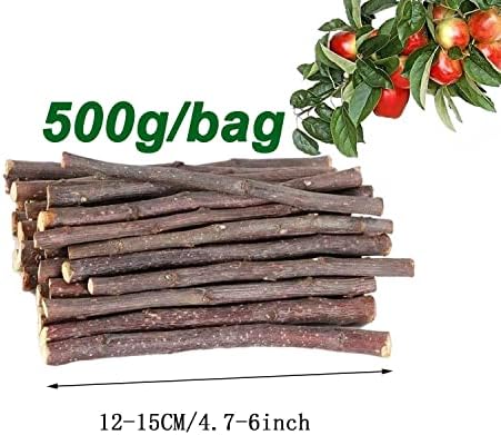 ANDES Natural Apple Sticks, Molar Chew Toys for Rabbit Bunny18oz(500g)