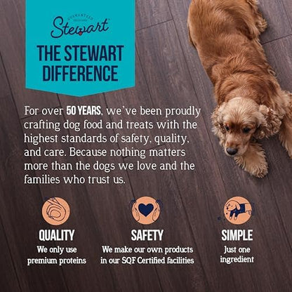 Stewart Freeze Dried Dog Treats, 100% Wild Salmon, 9.5oz Tub (2 Pack)
