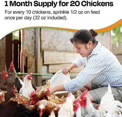 SeaBuck 7 Chicken & Bird Supplement with Sea Buckthorn, 32 Ounces
